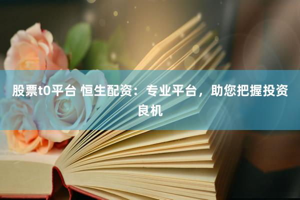 股票t0平台 恒生配资：专业平台，助您把握投资良机