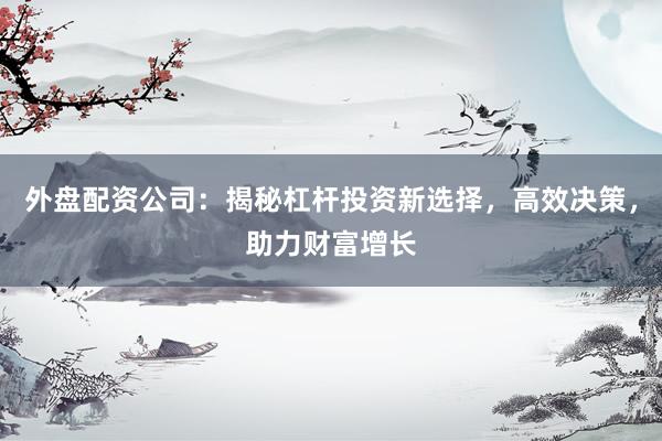 外盘配资公司：揭秘杠杆投资新选择，高效决策，助力财富增长