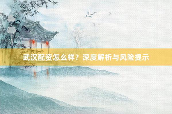 武汉配资怎么样？深度解析与风险提示