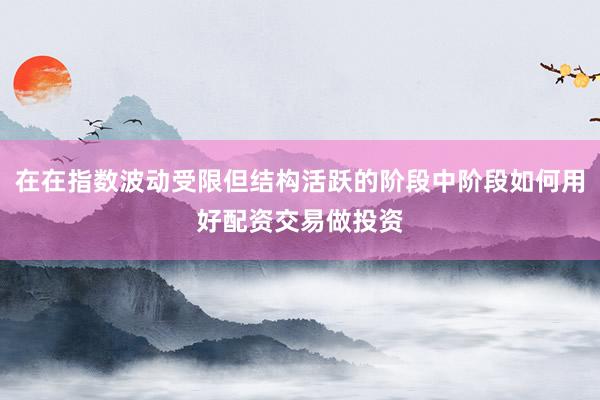 在在指数波动受限但结构活跃的阶段中阶段如何用好配资交易做投资